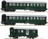 64079 Roco Set of 3 Passenger and Baggage cars